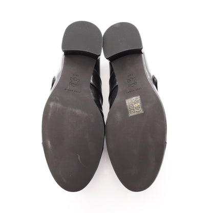 CAP TOE MARY JANE HEEL BALLET パンプス レザー ブラック トリーバーチ シューズ TORY BURCH