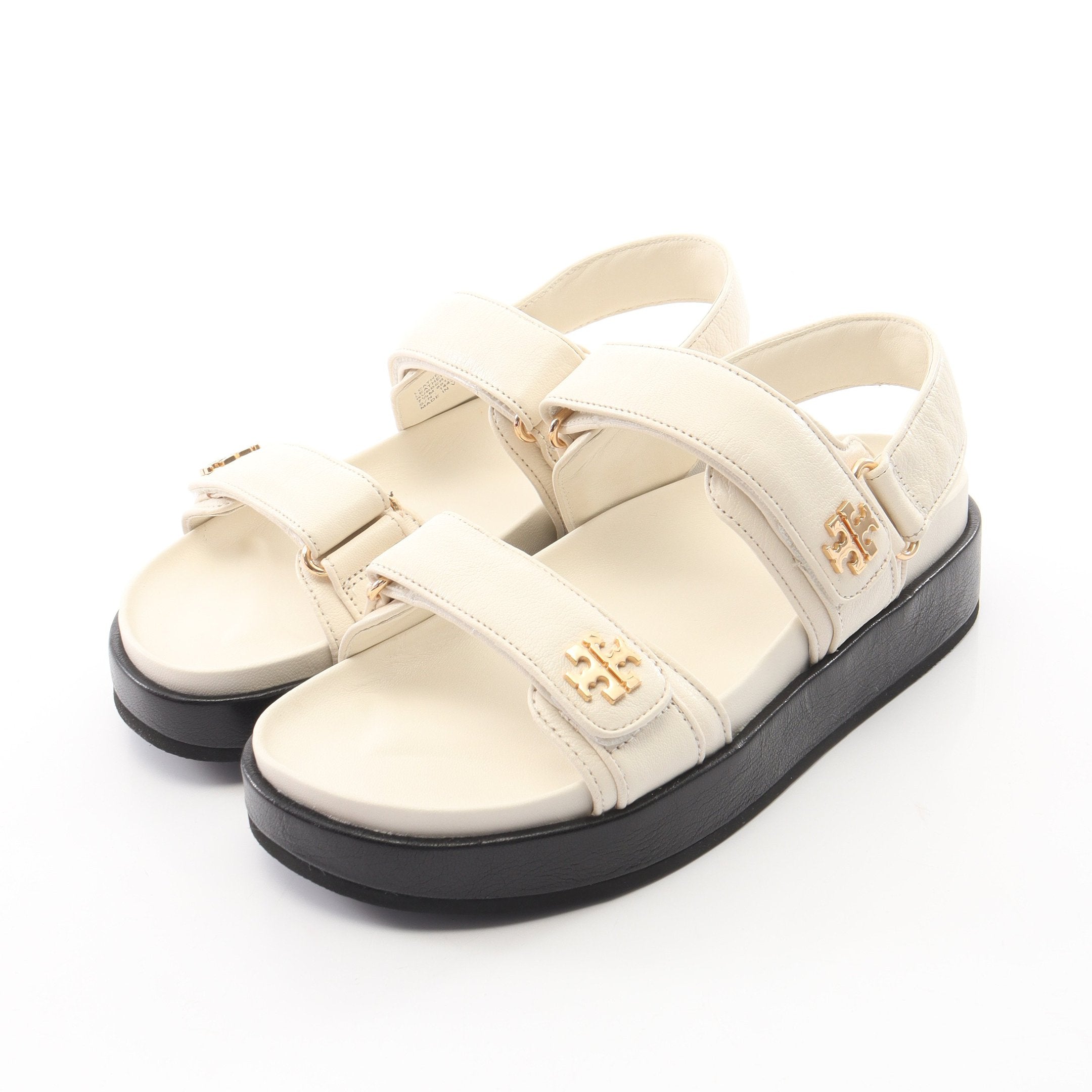 新品未使用　トリーバーチ　サンダル KIRA SPORT SANDAL キラ スポーツ サンダル レザー アイボリー