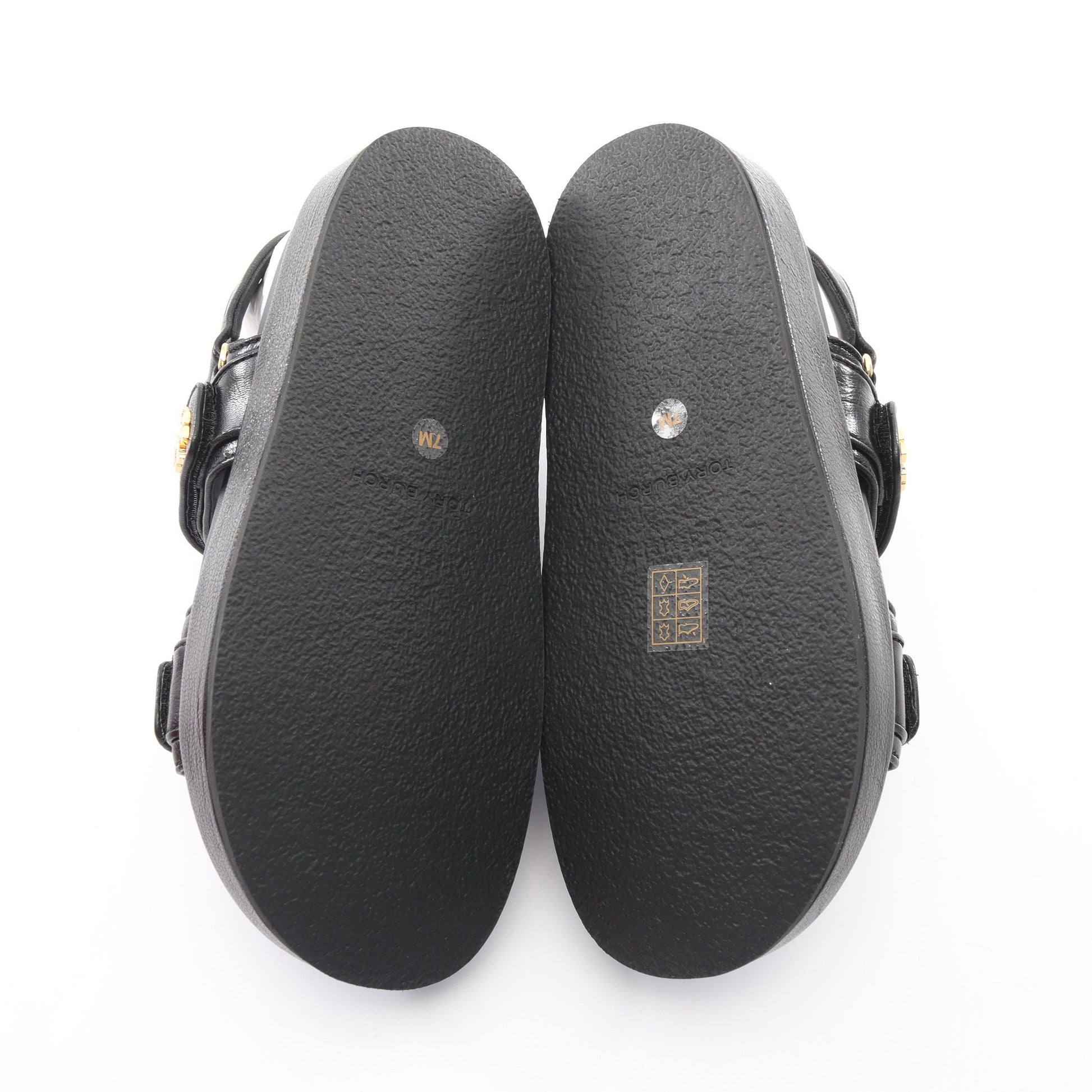 KIRA SPORT SANDAL キラ スポーツ サンダル レザー ブラック トリーバーチ シューズ TORY BURCH