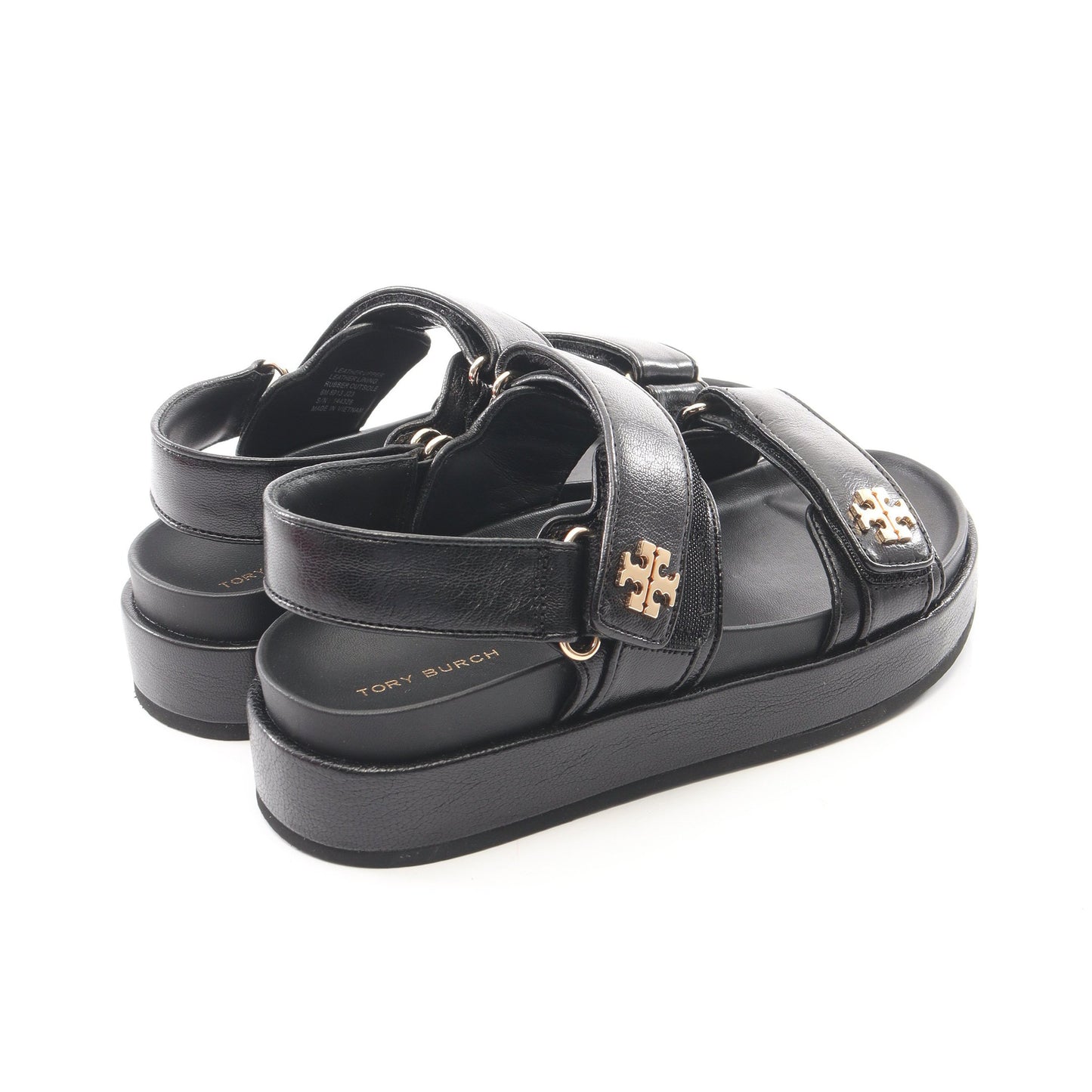 KIRA SPORT SANDAL キラ スポーツ サンダル レザー ブラック トリーバーチ シューズ TORY BURCH