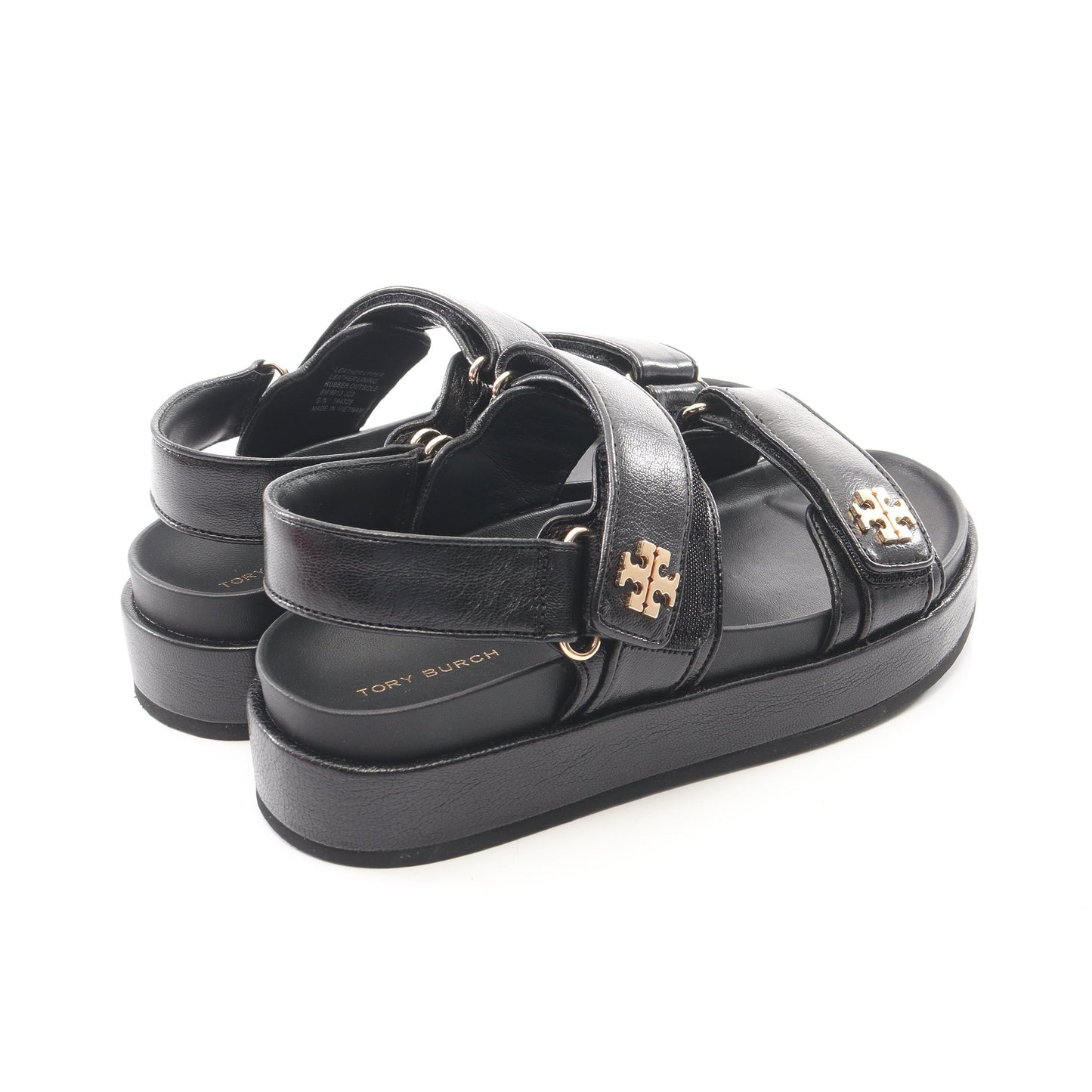 KIRA SPORT SANDAL キラ スポーツ サンダル レザー ブラック トリーバーチ シューズ TORY BURCH