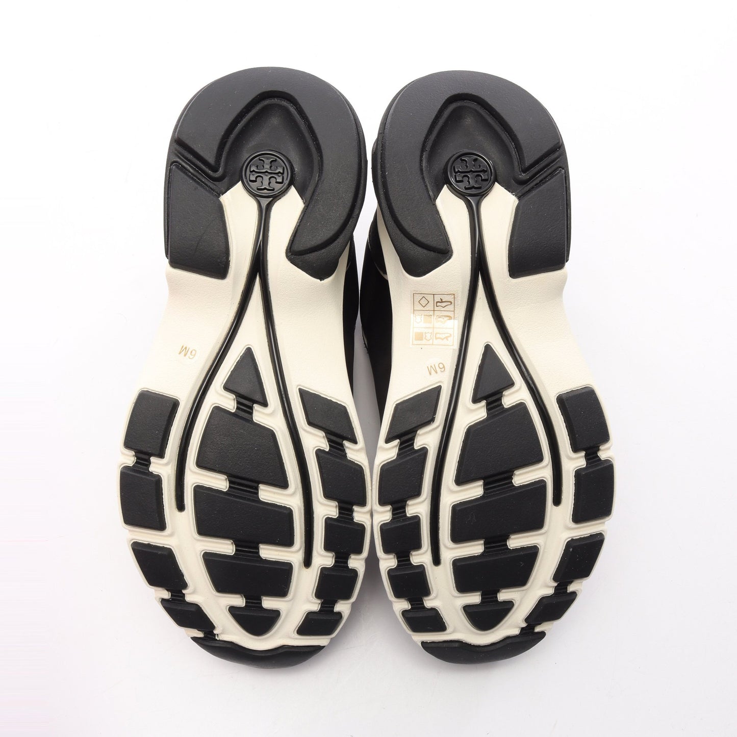 GOOD LUCK TRAINNER グッドラック トレーナー スニーカー ナイロン レザー スエード ブラック トリーバーチ シューズ TORY BURCH
