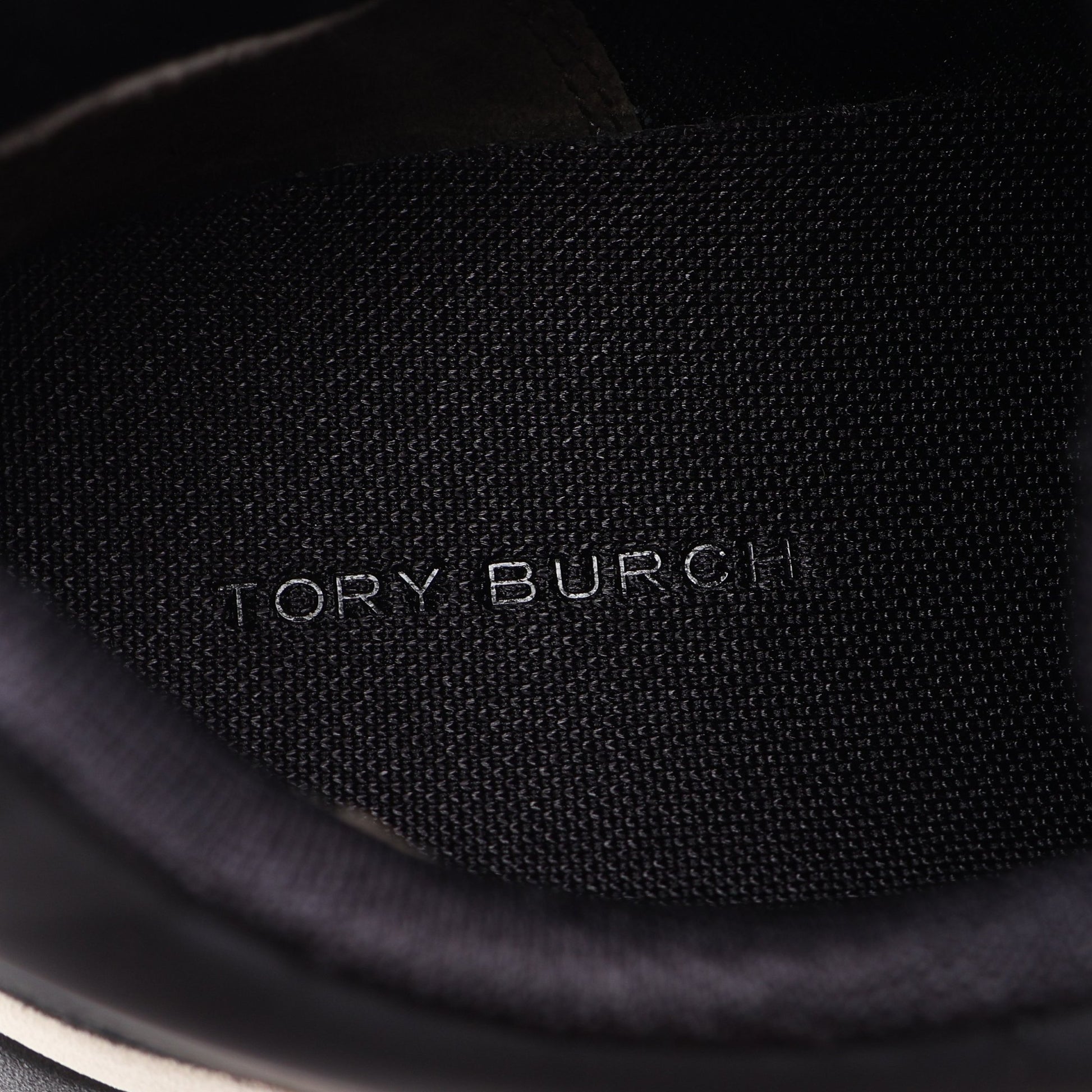 GOOD LUCK TRAINNER グッドラック トレーナー スニーカー ナイロン レザー スエード ブラック トリーバーチ シューズ TORY BURCH