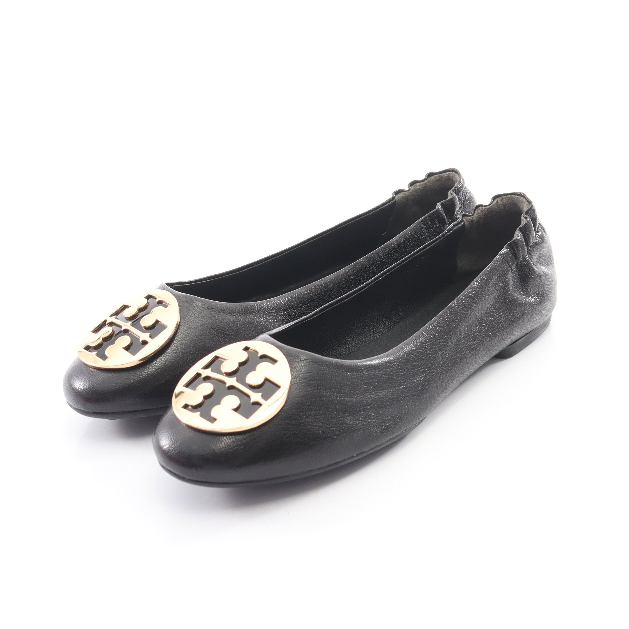 CLAIRE BALLET クレア バレエシューズ レザー ブラック トリーバーチ