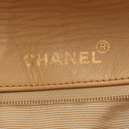 マトラッセ シングルフラップ Wチェーンショルダーバッグ ラムスキン ベージュ ホワイト ゴールド金具 シャネル バッグ CHANEL