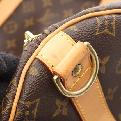 キーポル バンドリエール55 モノグラム 2WAY ボストンバッグ PVC レザー ブラウン ルイヴィトン バッグ LOUIS VUITTON