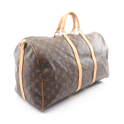 キーポル バンドリエール55 モノグラム 2WAY ボストンバッグ PVC レザー ブラウン ルイヴィトン バッグ LOUIS VUITTON