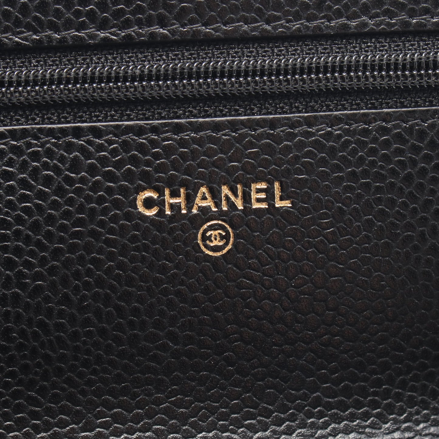 マトラッセ チェーンウォレット キャビアスキン ブラック ゴールド金具 シャネル バッグ CHANEL