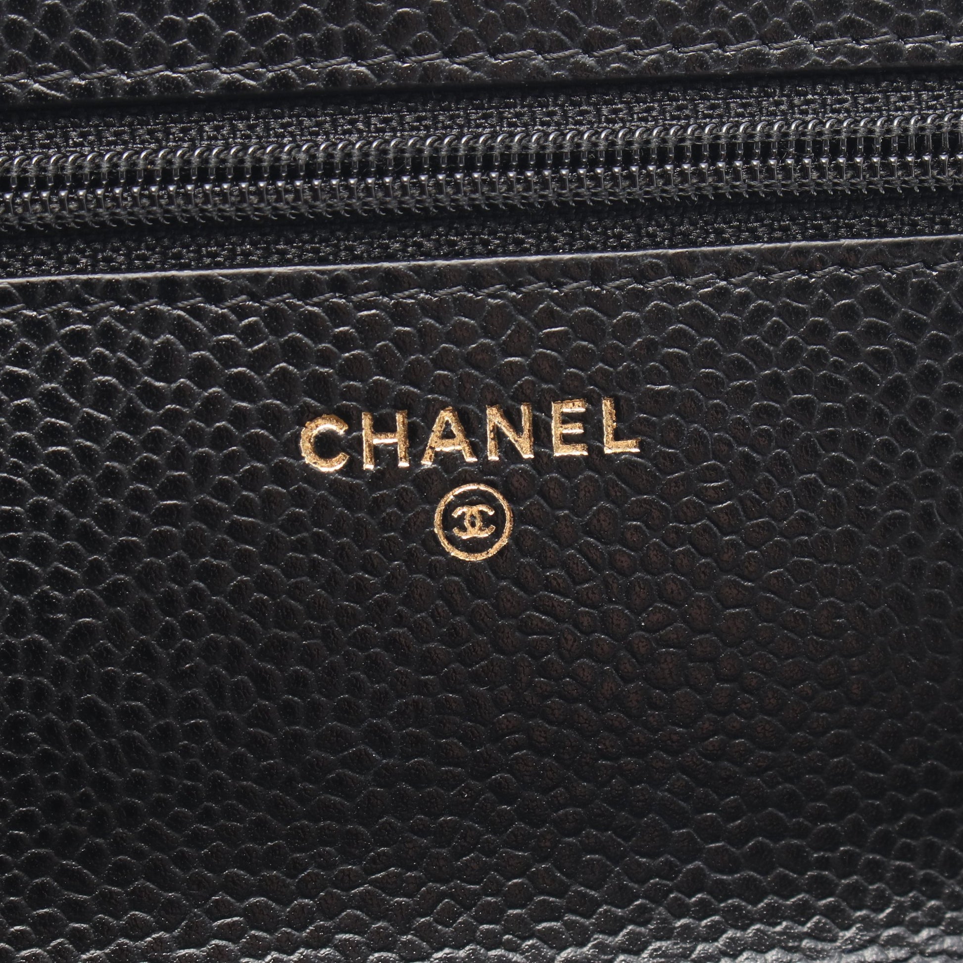 マトラッセ チェーンウォレット キャビアスキン ブラック ゴールド金具 シャネル バッグ CHANEL