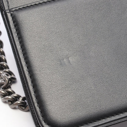 ボーイシャネル マトラッセ チェーンウォレット キャビアスキン ブラック シルバー金具 シャネル バッグ CHANEL
