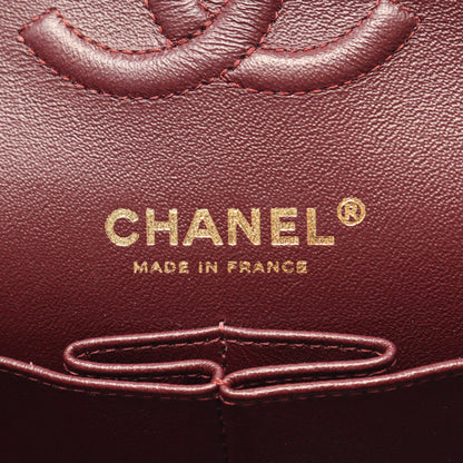 マトラッセ Wフラップ Wチェーンショルダーバッグ キャビアスキン ブラック ゴールド金具 シャネル バッグ CHANEL