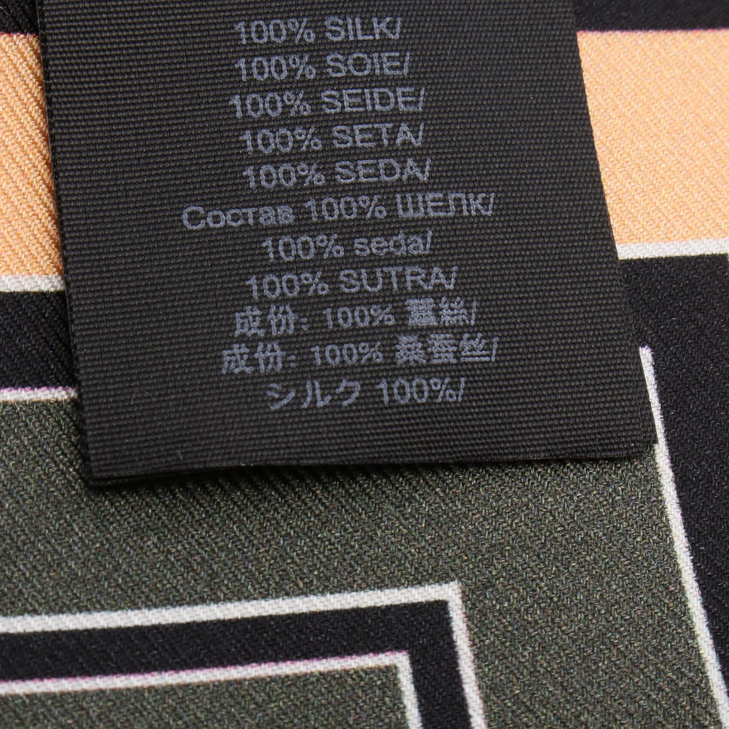 スカーフ シルク ダークパープル ブラック マルチカラー トリーバーチ 財布・小物 TORY BURCH