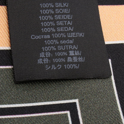 スカーフ シルク ダークパープル ブラック マルチカラー トリーバーチ 財布・小物 TORY BURCH