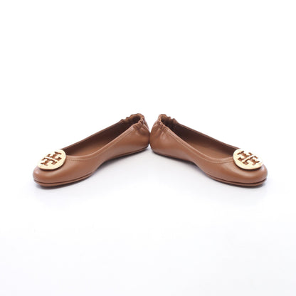 MINNIE TRAVEL BALLET ミニー トラベル バレエシューズ レザー ライトブラウン トリーバーチ シューズ TORY BURCH