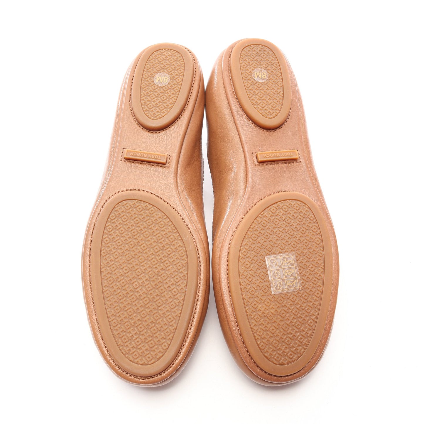 MINNIE TRAVEL BALLET ミニー トラベル バレエシューズ レザー ライトブラウン トリーバーチ シューズ TORY BURCH