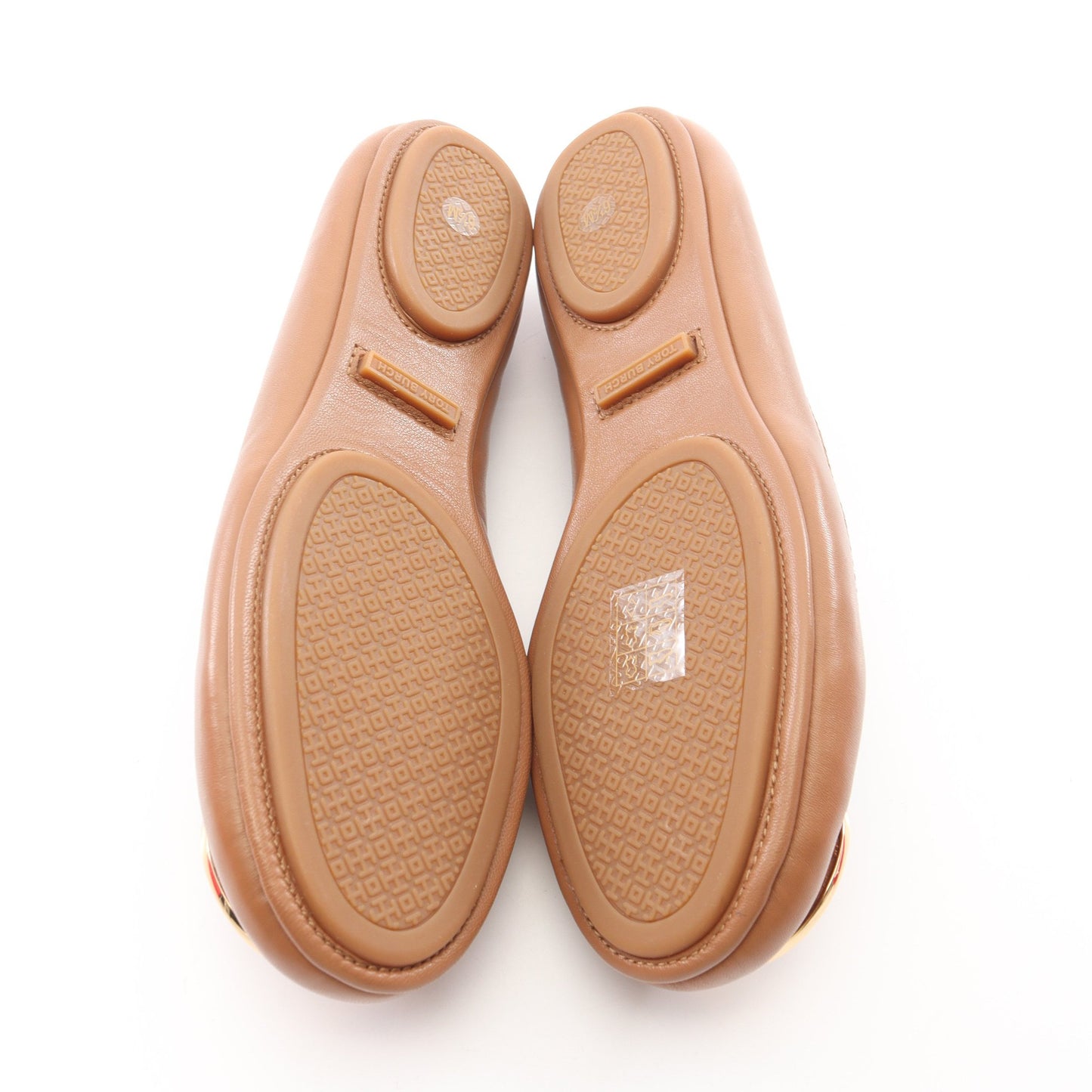 MINNIE TRAVEL BALLET ミニー トラベル バレエシューズ レザー ライトブラウン トリーバーチ シューズ TORY BURCH