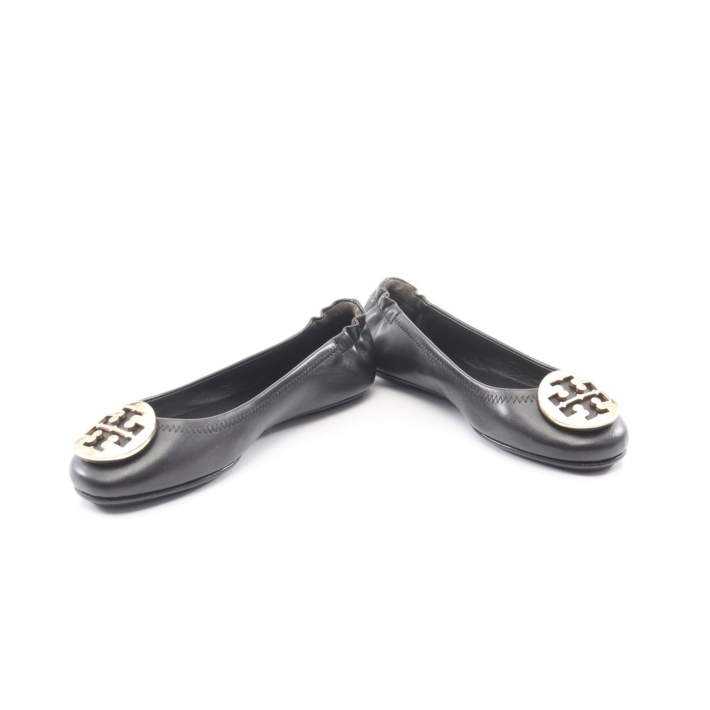 MINNIE TRAVEL BALLET ミニー トラベル バレエシューズ レザー ブラック トリーバーチ シューズ TORY BURCH