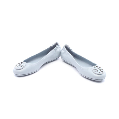 MINNIE TRAVEL BALLET ミニー トラベル バレエシューズ レザー ライトブルー トリーバーチ シューズ TORY BURCH
