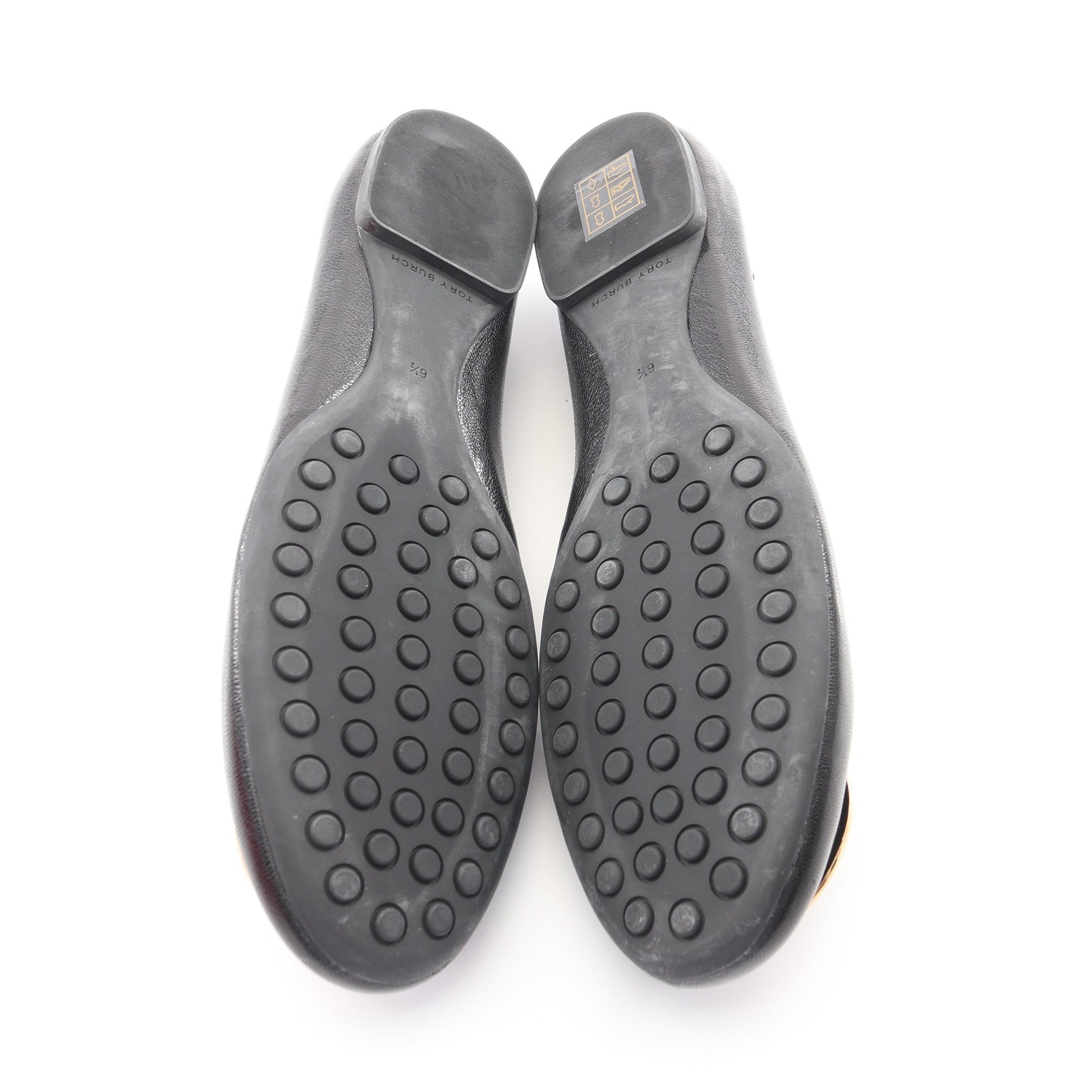 CLAIRE BALLET クレア バレエシューズ レザー ブラック トリーバーチ シューズ TORY BURCH