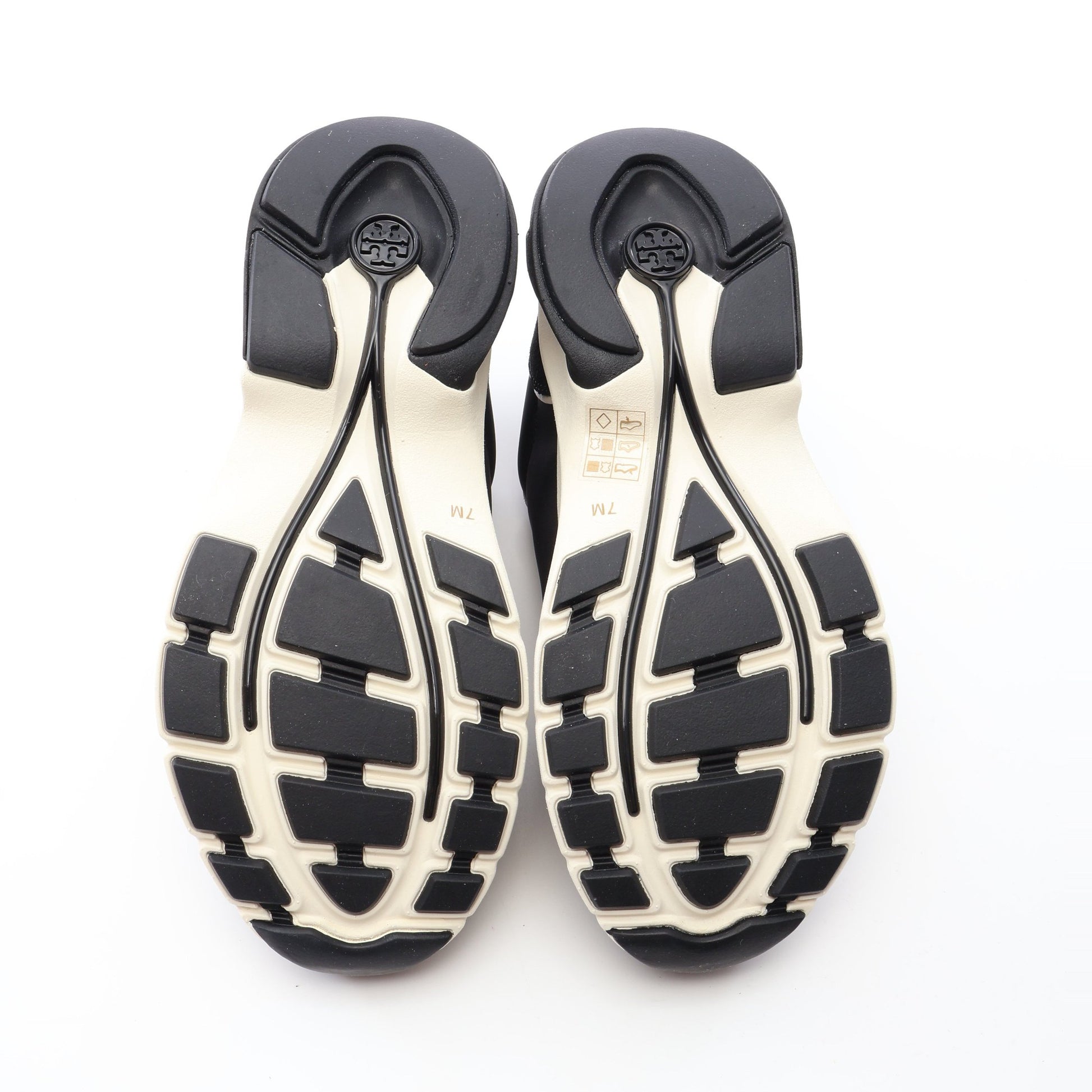 GOOD LUCK TRAINNER グッドラック トレーナー スニーカー ナイロン レザー スエード ブラック トリーバーチ シューズ TORY BURCH