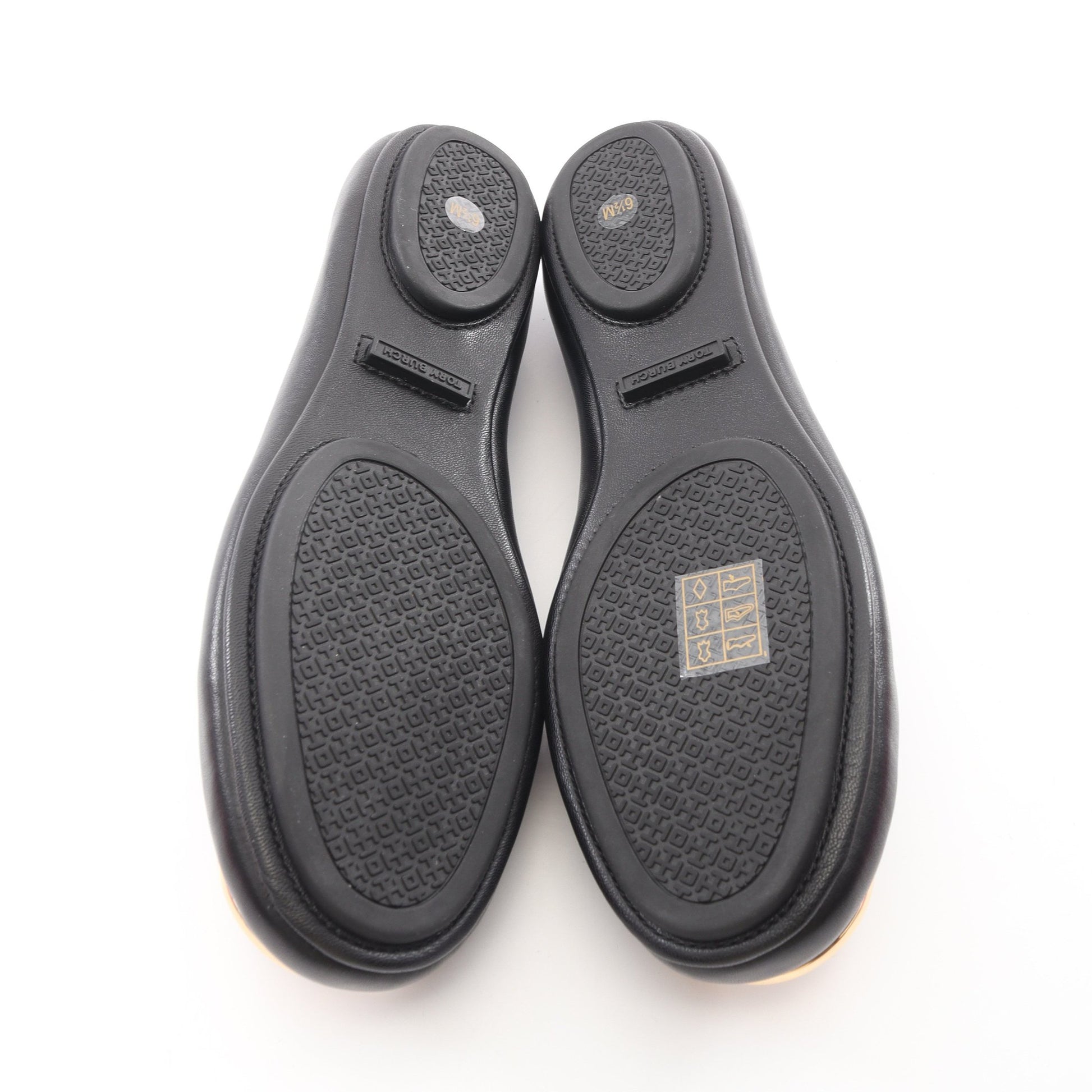 MINNIE TRAVEL BALLET ミニー トラベル バレエシューズ レザー ブラック トリーバーチ シューズ TORY BURCH