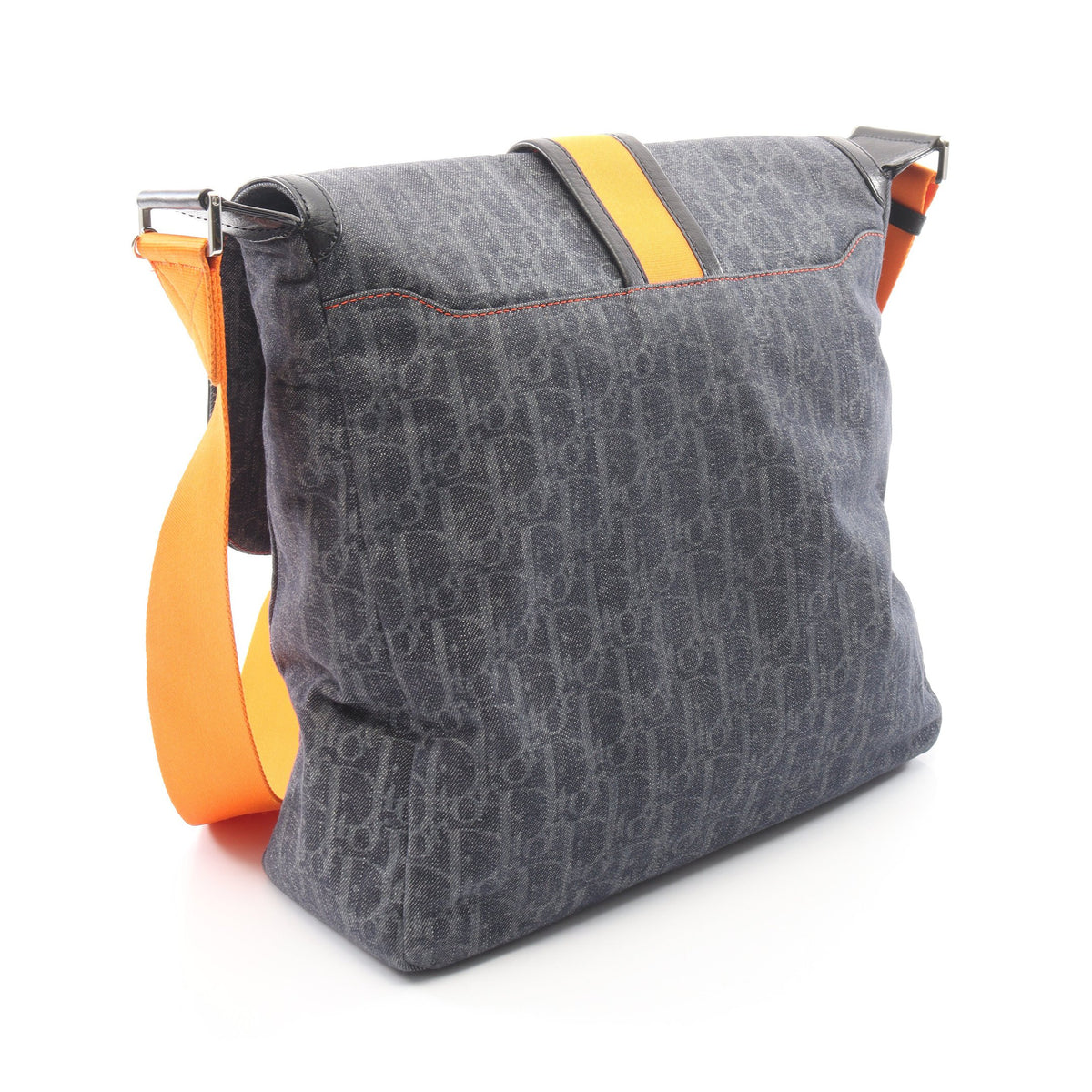 フライトライン トロッター ショルダーバッグ デニム レザー インディゴブルー ブラック オレンジ クリスチャンディオール バッグ Christian Dior