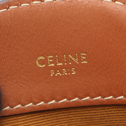 トリオンフ マールゥバッグ ショルダーバッグ PVC レザー ブラック ブラウン セリーヌ バッグ CELINE
