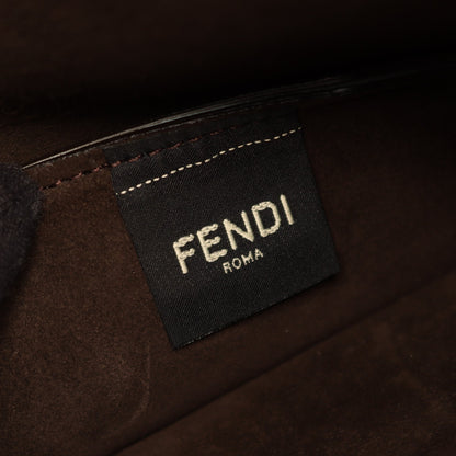 フリップ ショルダーバッグ トートバッグ レザー グレーベージュ レッド フェンディ バッグ FENDI