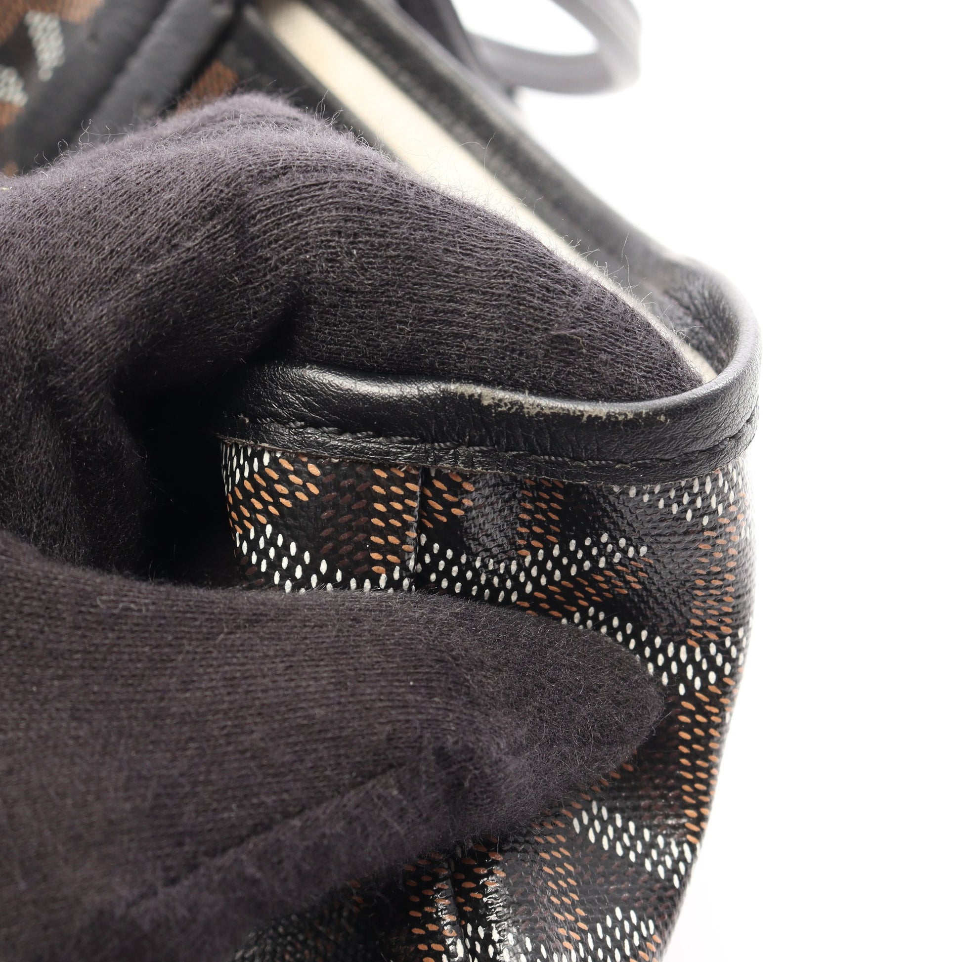 サンルイGM ハンドバッグ トートバッグ コーティングキャンバス レザー ブラック マルチカラー ゴヤール バッグ GOYARD