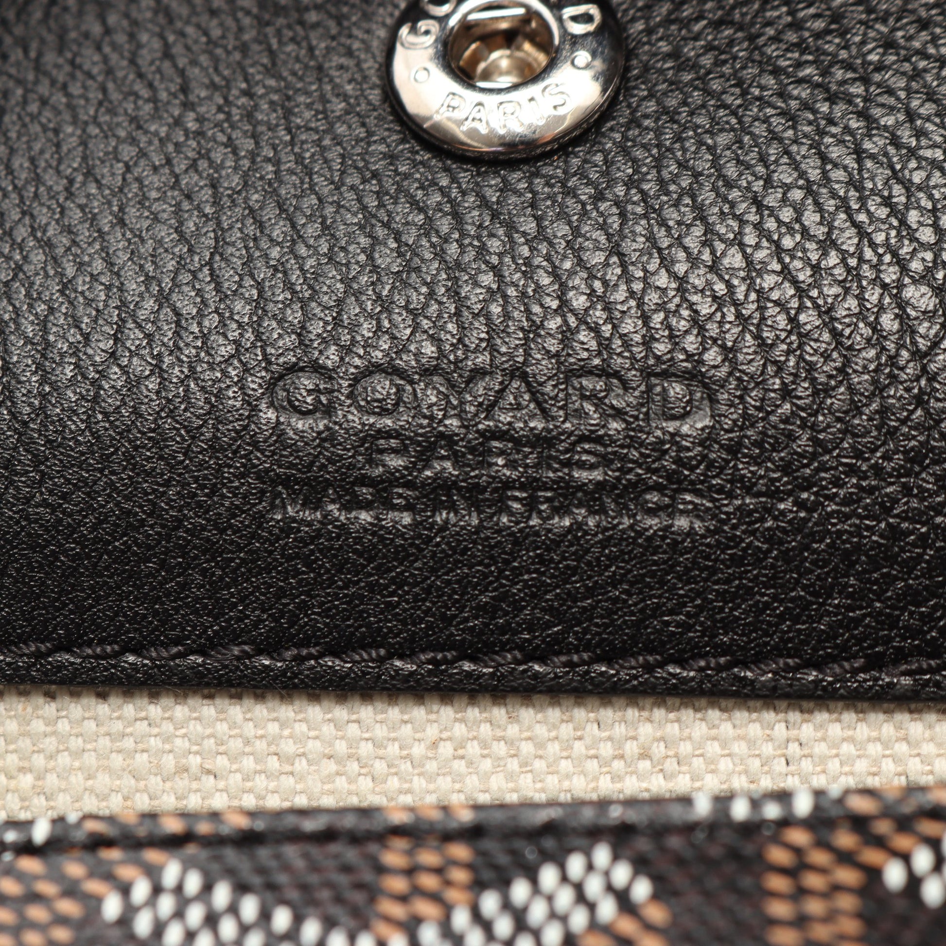 サンルイGM ハンドバッグ トートバッグ コーティングキャンバス レザー ブラック マルチカラー ゴヤール バッグ GOYARD