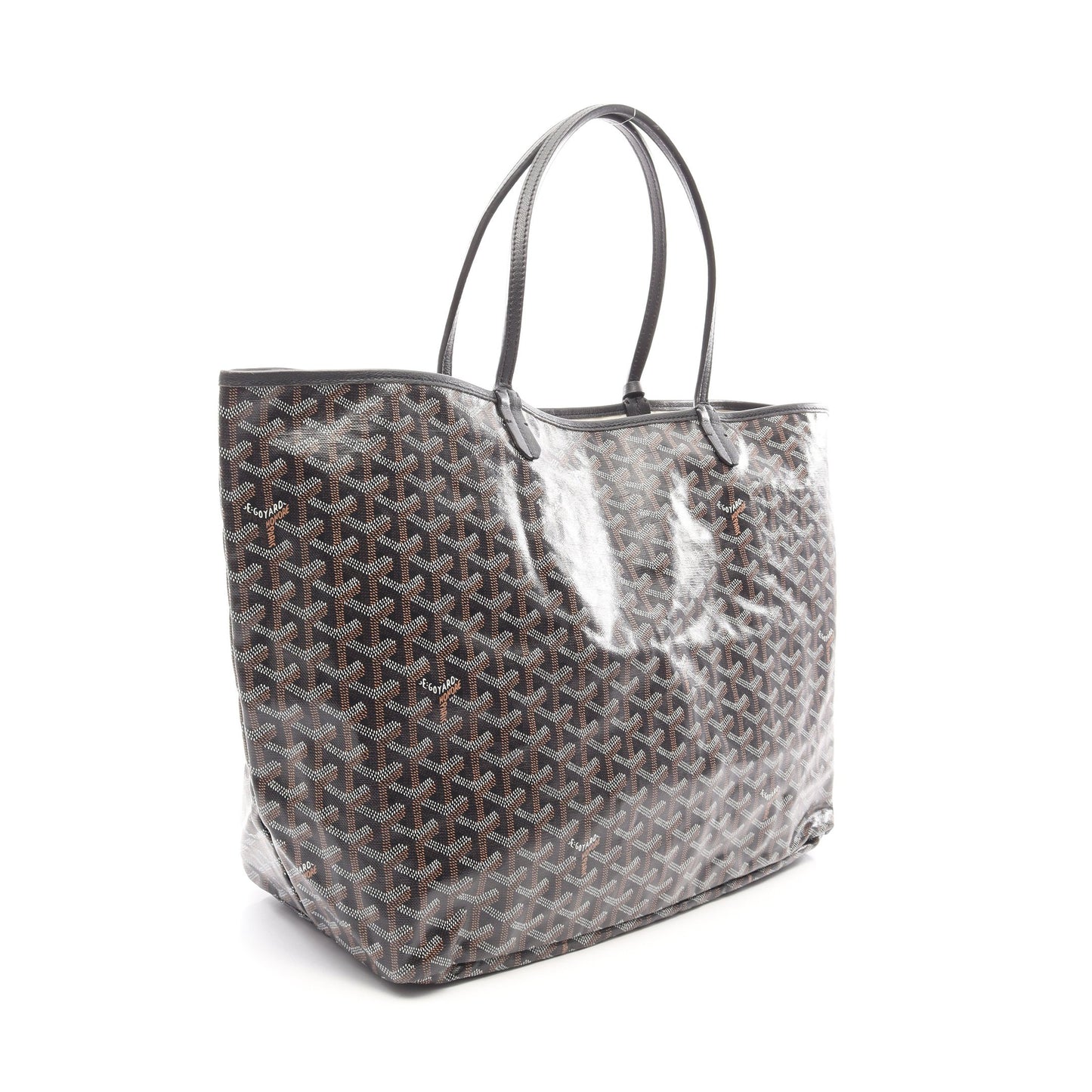 サンルイGM ハンドバッグ トートバッグ コーティングキャンバス レザー ブラック マルチカラー ゴヤール バッグ GOYARD