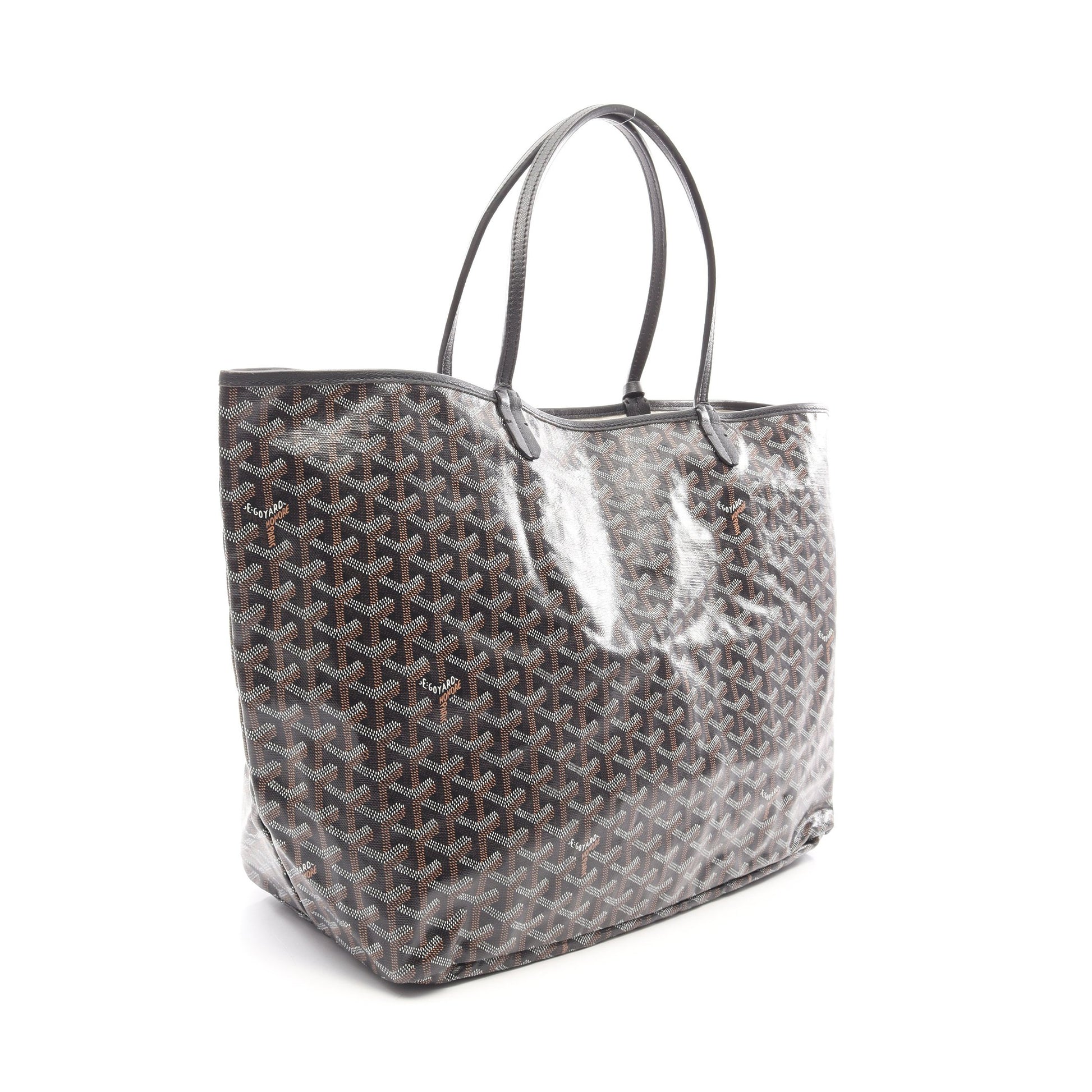 サンルイGM ハンドバッグ トートバッグ コーティングキャンバス レザー ブラック マルチカラー ゴヤール バッグ GOYARD