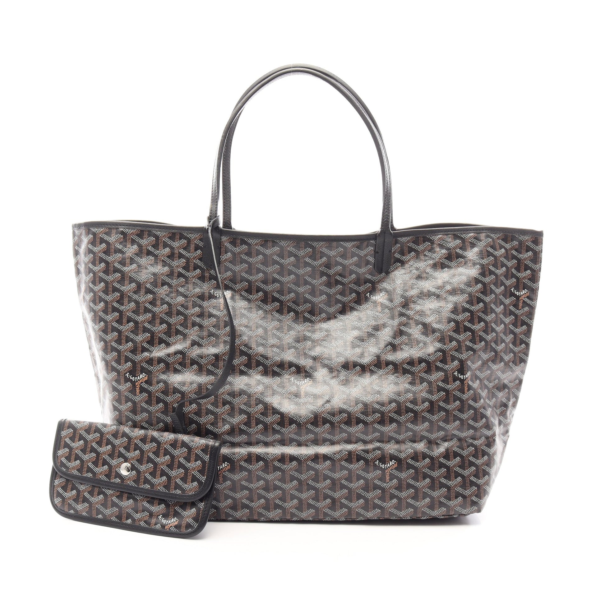 サンルイGM ハンドバッグ トートバッグ コーティングキャンバス レザー ブラック マルチカラー ゴヤール バッグ GOYARD