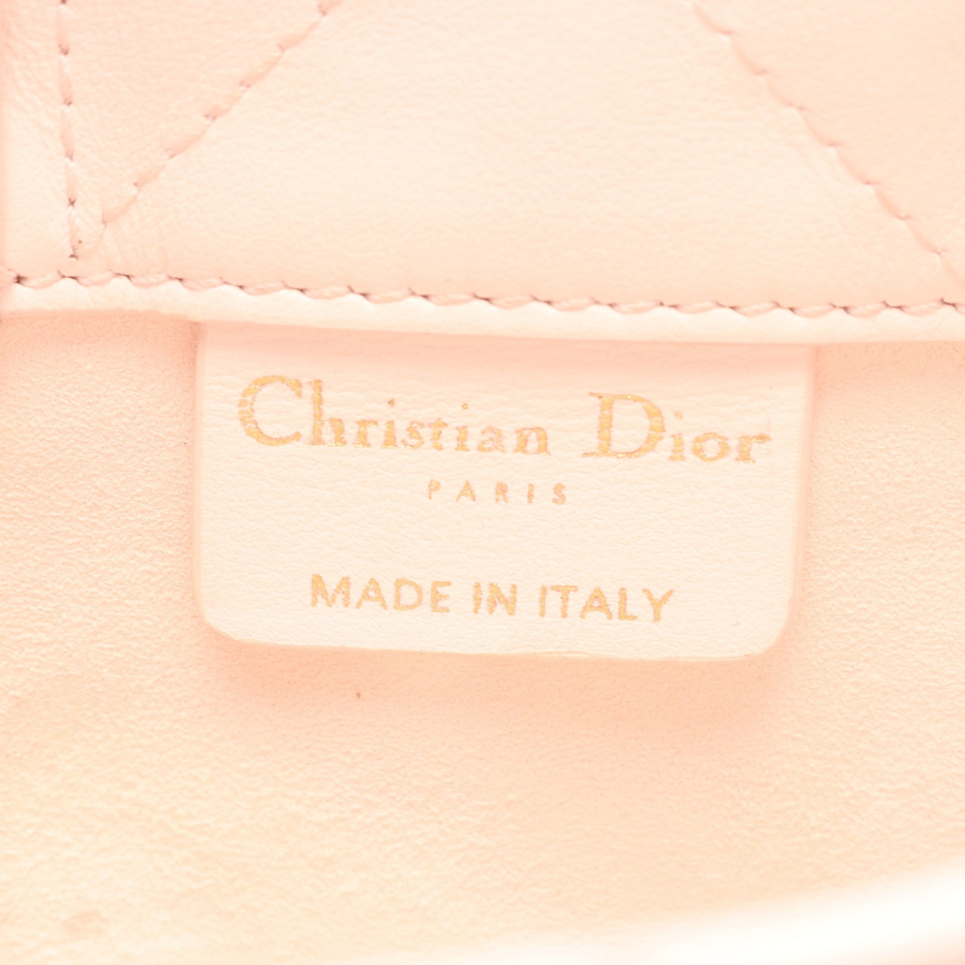 マクロ カナージュ ブックトート バッグミニ 2WAY ハンドバッグ レザー ライトピンク クリスチャンディオール バッグ Christian Dior