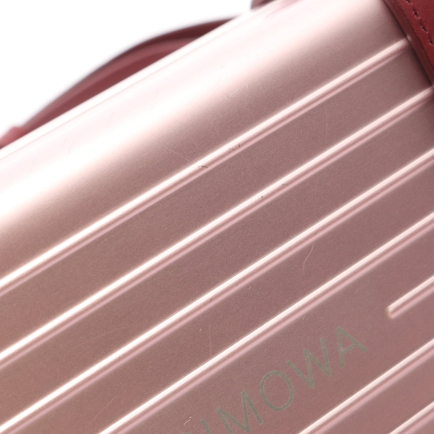 DIOR × RIMOWA パーソナルクラッチバッグ ショルダーバッグ ショルダーウォレット アルミニウム レザー ピンク ボルドー ディオール バッグ DIOR