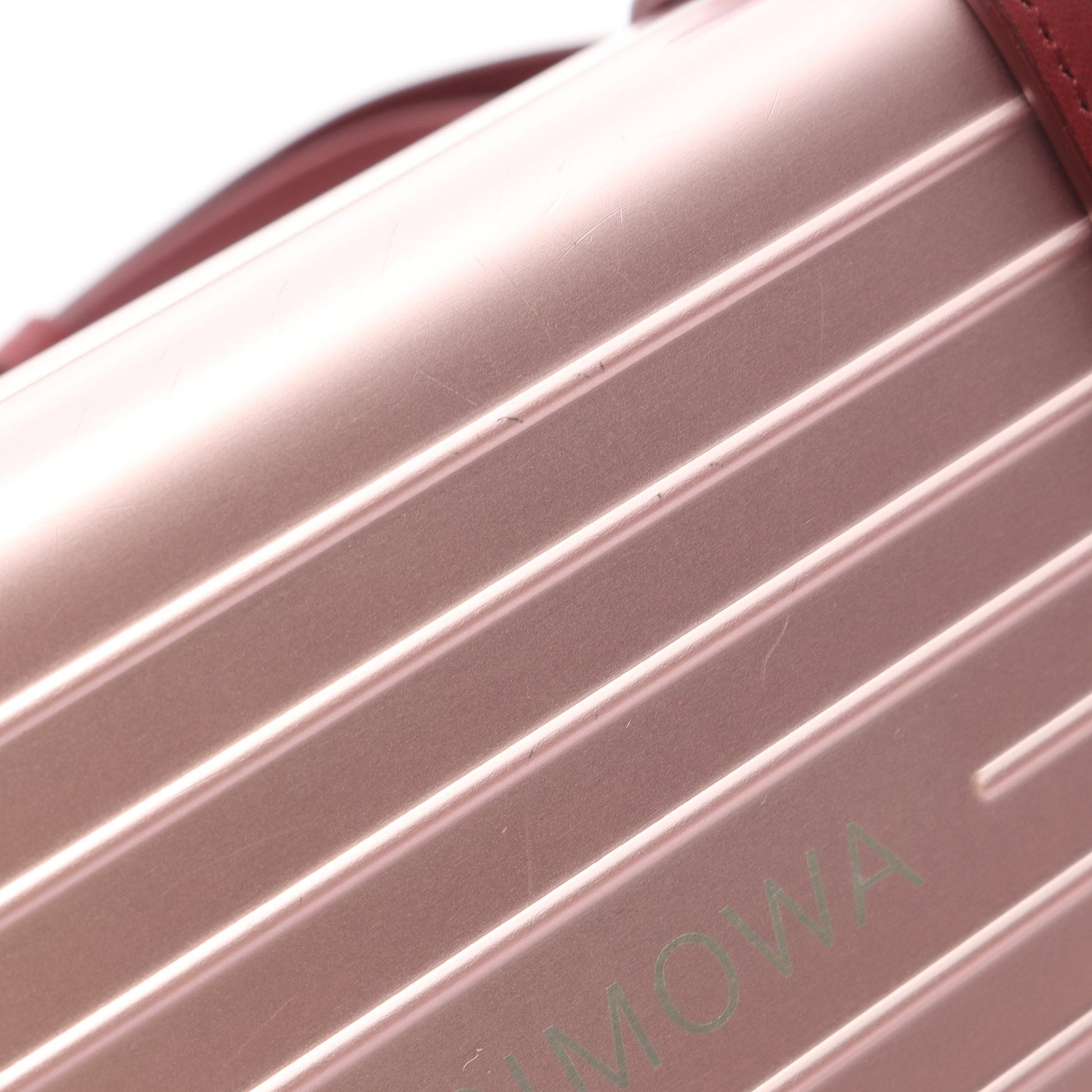 DIOR × RIMOWA パーソナルクラッチバッグ ショルダーバッグ ショルダーウォレット アルミニウム レザー ピンク ボルドー ディオール バッグ DIOR