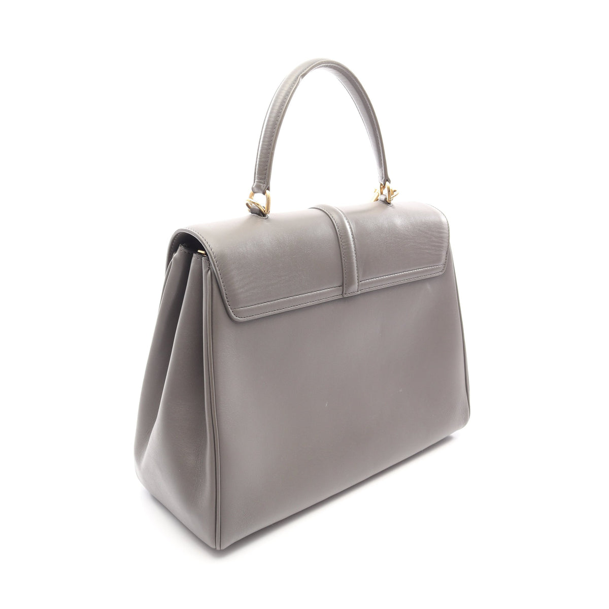 16 セーズ ミディアム 2WAY ハンドバッグ レザー グレー セリーヌ バッグ CELINE