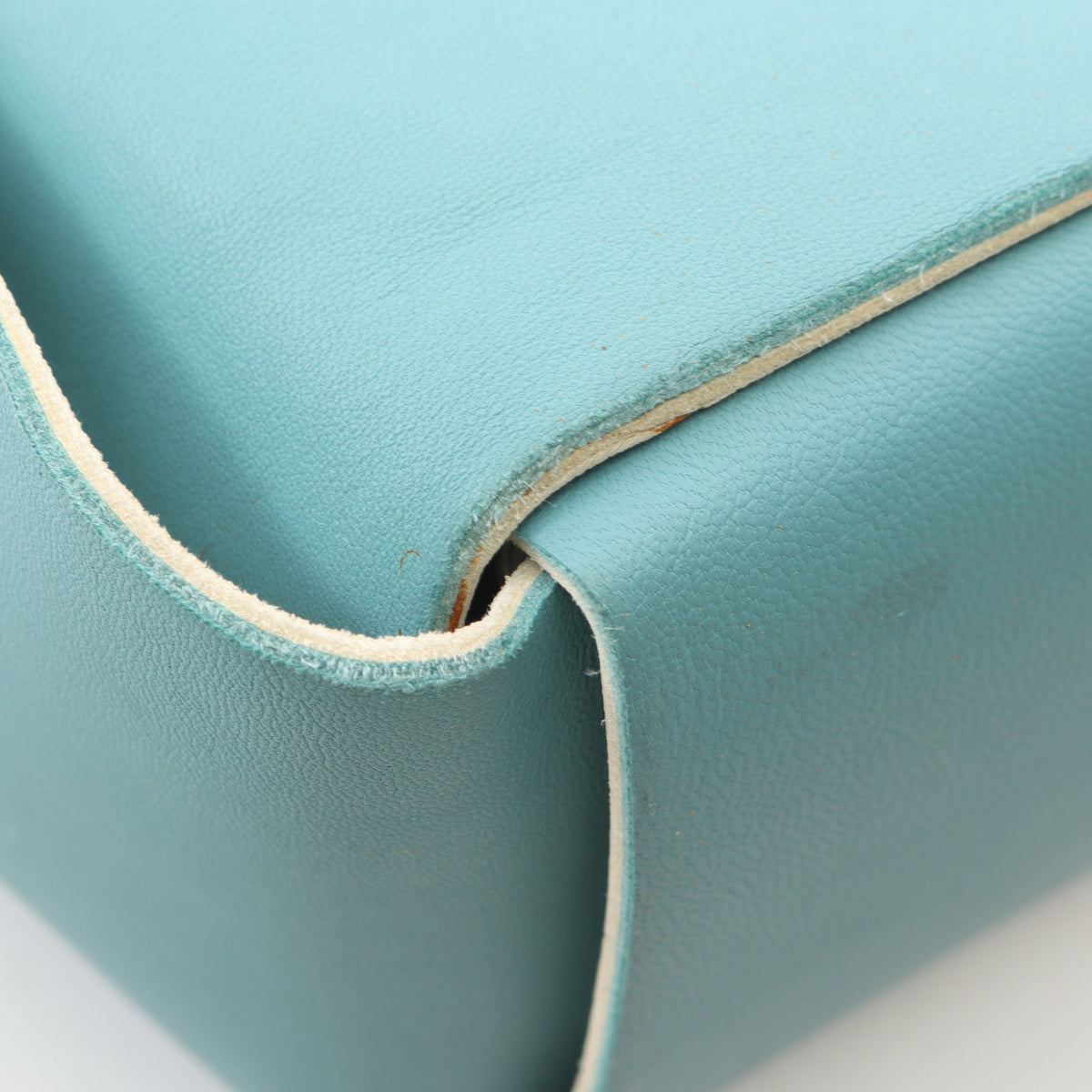 THE ARCO TOTE アルコ ラージ イントレチャート ハンドバッグ トートバッグ レザー ターコイズブルー ボッテガヴェネタ バッグ BOTTEGA VENETA