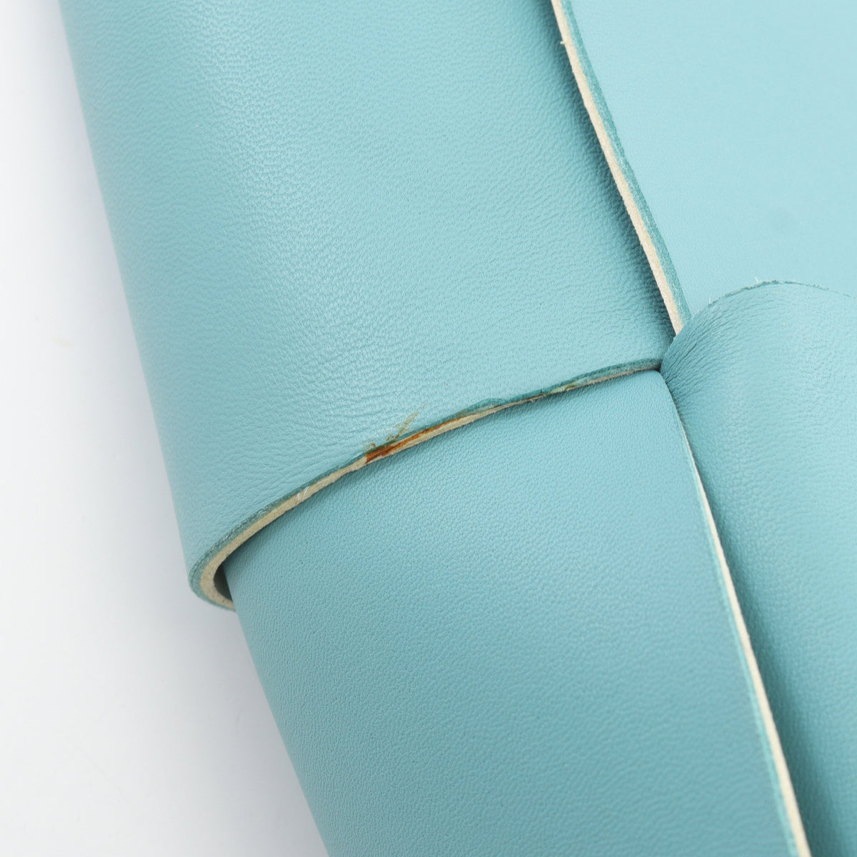 THE ARCO TOTE アルコ ラージ イントレチャート ハンドバッグ トートバッグ レザー ターコイズブルー ボッテガヴェネタ バッグ BOTTEGA VENETA