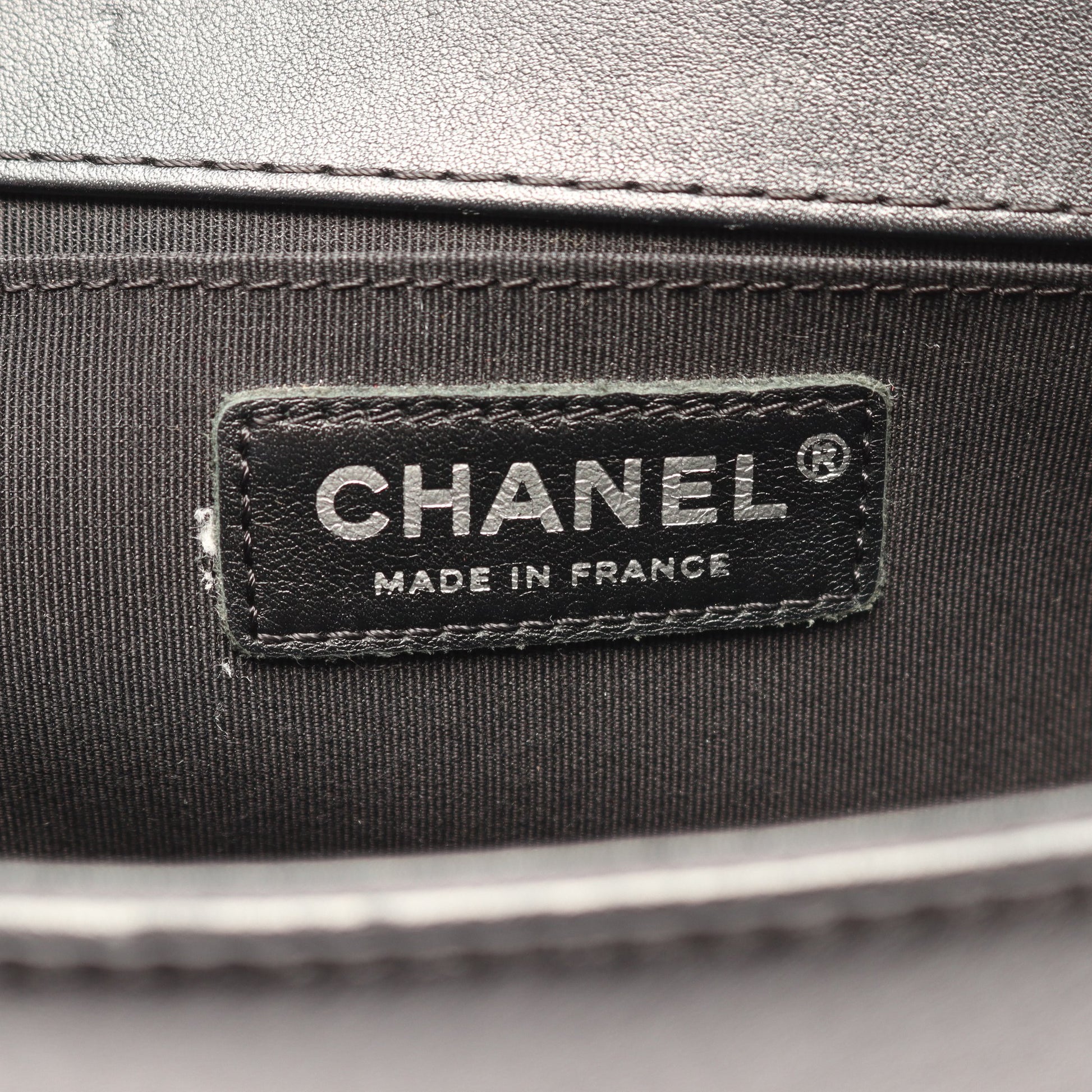 ボーイシャネル チェーンショルダーバッグ レザー ブラック シルバー金具 シャネル バッグ CHANEL