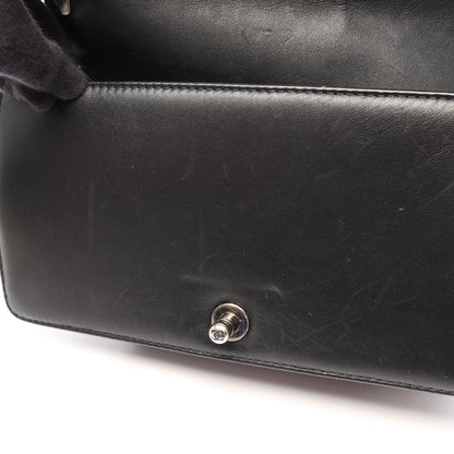 ボーイシャネル チェーンショルダーバッグ レザー ブラック シルバー金具 シャネル バッグ CHANEL