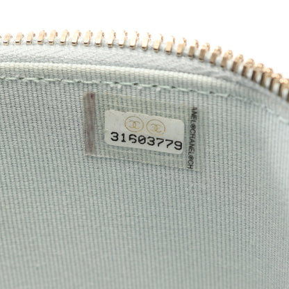 マトラッセ バニティバッグ 2WAY チェーンショルダーバッグ ラムスキン ライトブルー ゴールド金具 シャネル バッグ CHANEL