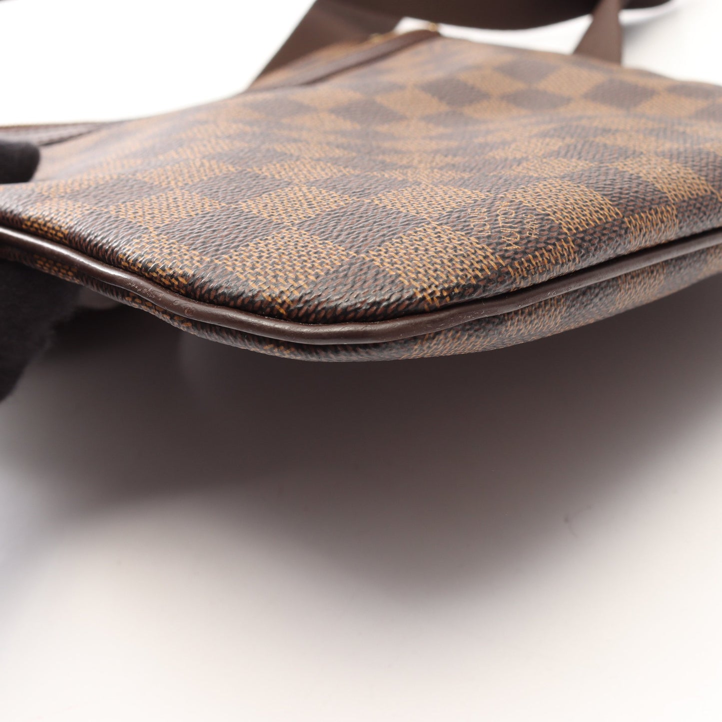 ポシェット ボスフォール ダミエエベヌ ショルダーバッグ PVC レザー ブラウン ルイヴィトン バッグ LOUIS VUITTON