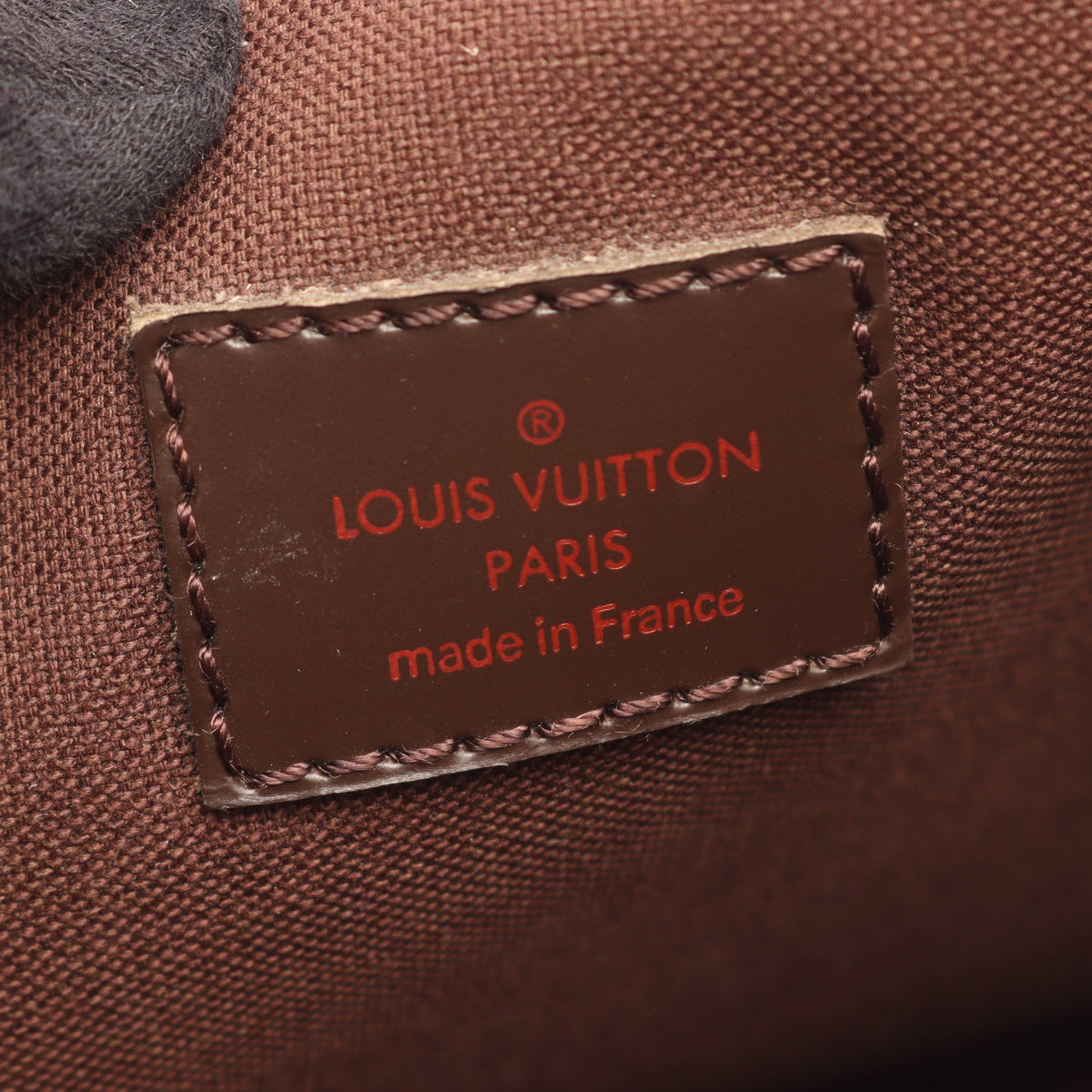 ポシェット ボスフォール ダミエエベヌ ショルダーバッグ PVC レザー ブラウン ルイヴィトン バッグ LOUIS VUITTON