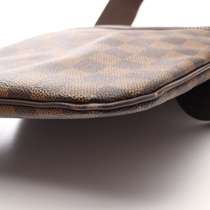 ポシェット ボスフォール ダミエエベヌ ショルダーバッグ PVC レザー ブラウン ルイヴィトン バッグ LOUIS VUITTON