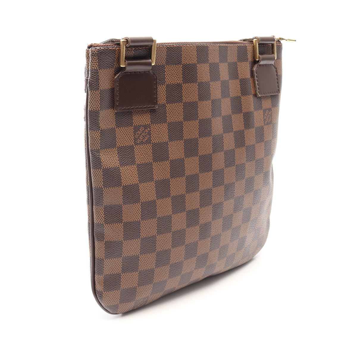 ポシェット ボスフォール ダミエエベヌ ショルダーバッグ PVC レザー ブラウン ルイヴィトン バッグ LOUIS VUITTON