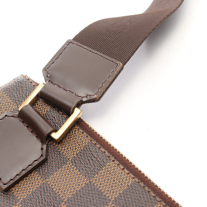 ポシェット ボスフォール ダミエエベヌ ショルダーバッグ PVC レザー ブラウン ルイヴィトン バッグ LOUIS VUITTON