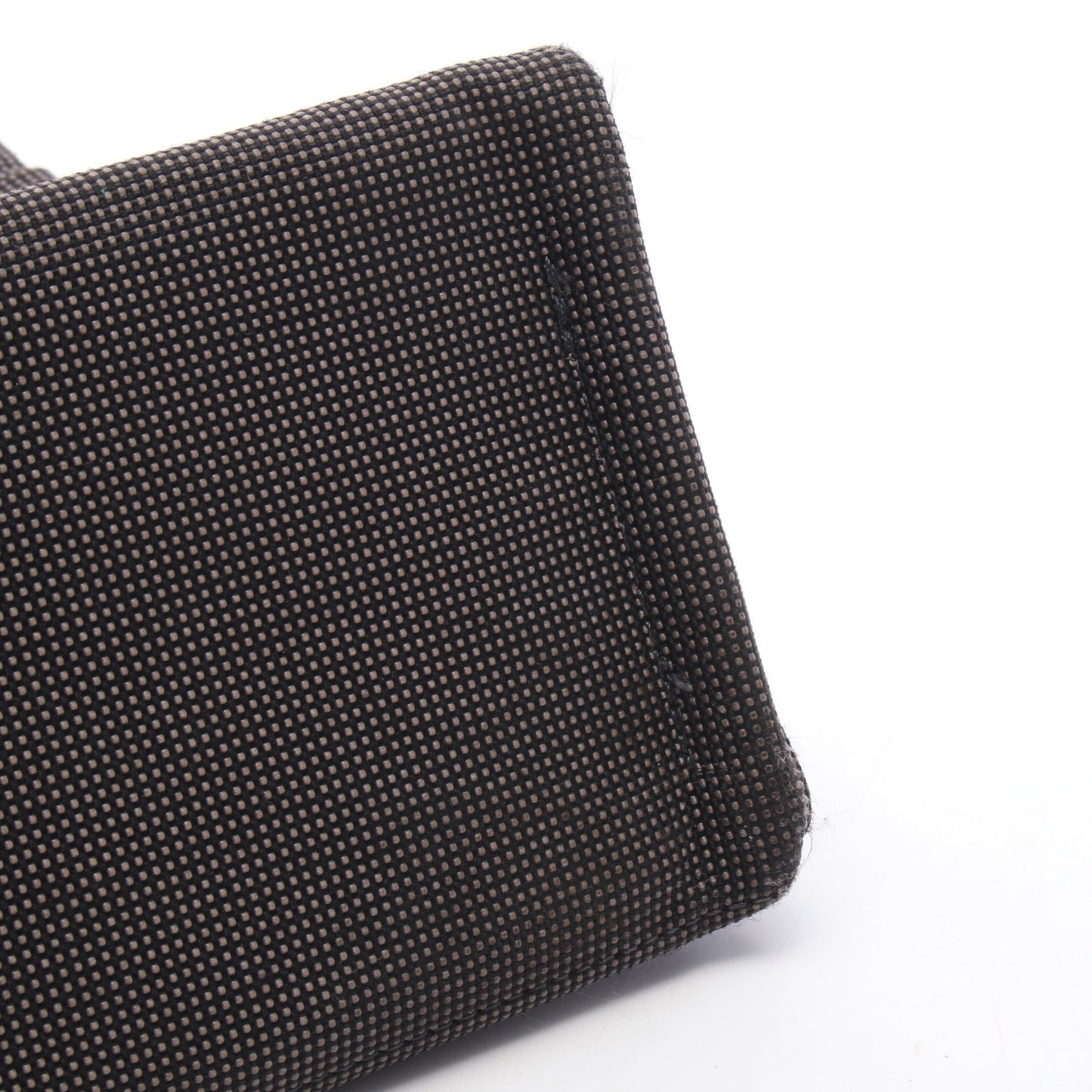 エールラインMM ハンドバッグ トートバッグ キャンバス グレー シルバー金具 エルメス バッグ HERMES