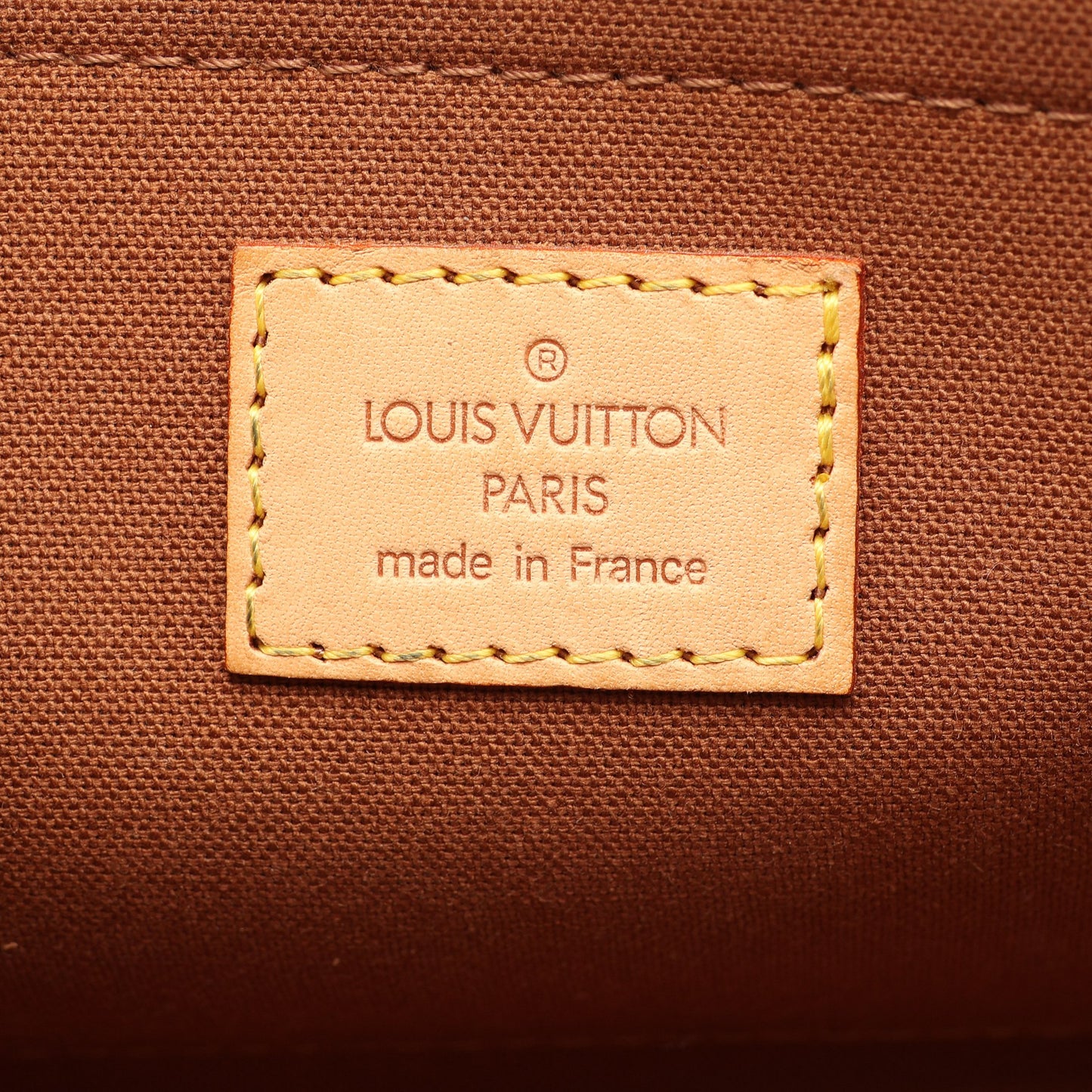 ポパンクール モノグラム ハンドバッグ PVC レザー ブラウン ルイヴィトン バッグ LOUIS VUITTON
