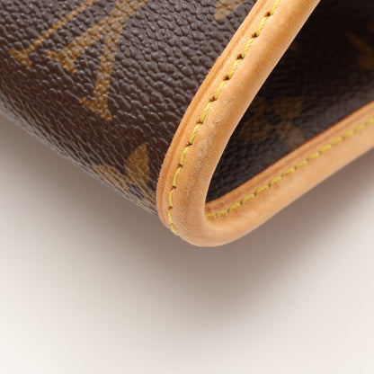 ポパンクール モノグラム ハンドバッグ PVC レザー ブラウン ルイヴィトン バッグ LOUIS VUITTON